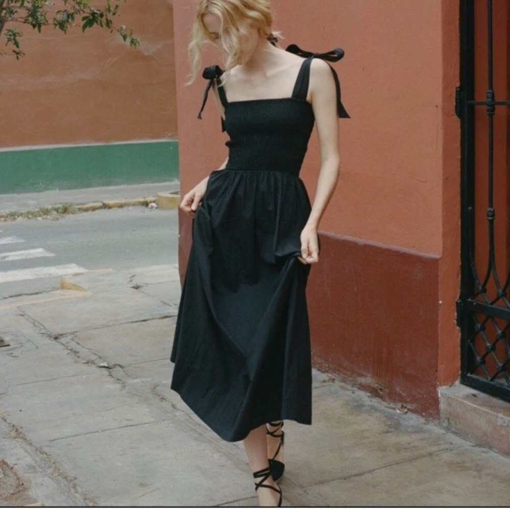 Doen Jasmine dress Black sz L